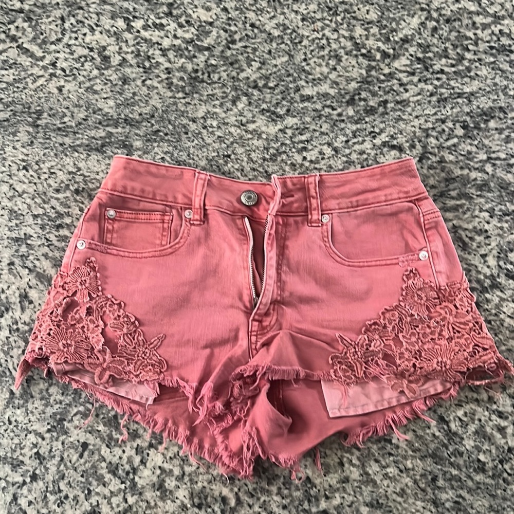 American eagle high rise shorts